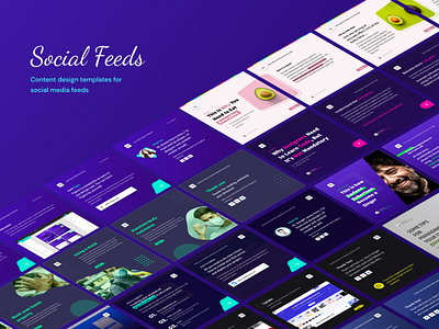 Figma Social Media Content Template branding content design instagram instagrampost social media social media pack template