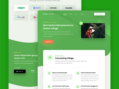 Hello Dribbble – Homepage branding design green homepage landing page ui web design