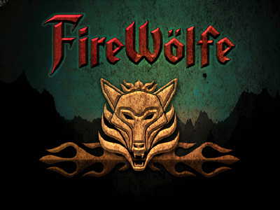 Firewolfe - Heavy Metal Band Logo band designer fire firewolfe graphic logo metal rock wolf