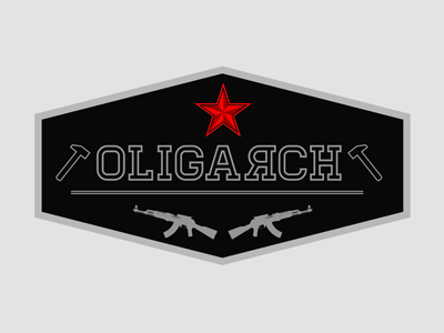 Oligarch Logo branding clothing company label oligarch russian style visualrevolt