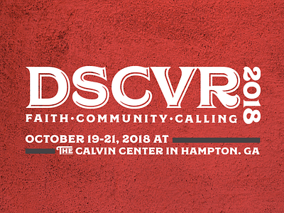 DSCVR Event Design branding design event layout logo print