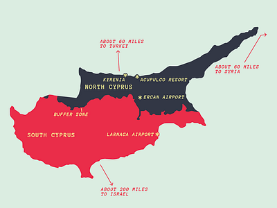 Map of Cyprus branding cartography design event layout map print