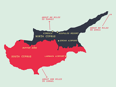 Map of Cyprus