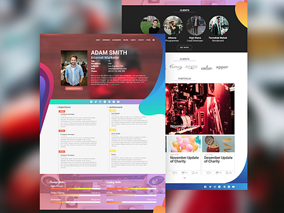 Resume Theme Exploration Theme css cv html resume theme wordpress