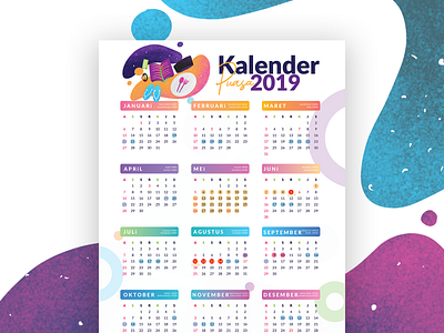 Fasting Calendar Kalender Puasa 2019 calendar illustration islam muslim