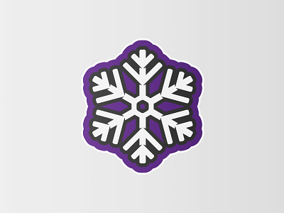 Elite - Individual Gym Teaser 2 brand branding cheer logo mascot purple snow snowflake yellow