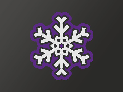 Freeze Mascot - WIP brand branding cheer freeze logo mascot purple snow snowflake