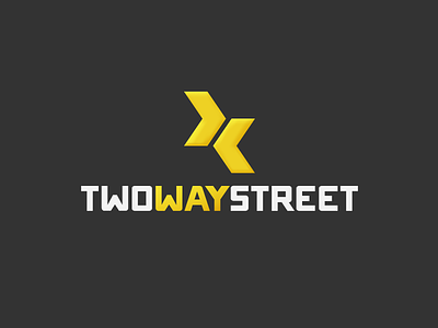 Two Way Street - Logo - Final digital lane marketing street urban yellow