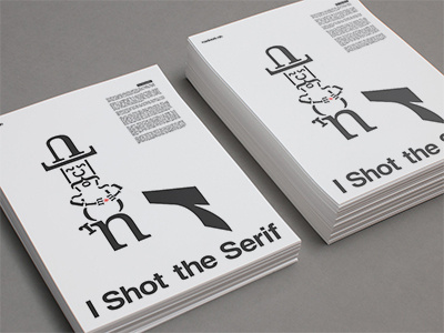 I Shot the Serif illustration type type illustration typography