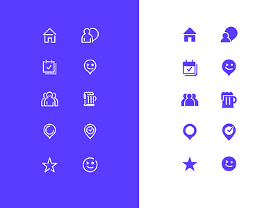 Icon Set app design digital event icon iconography set