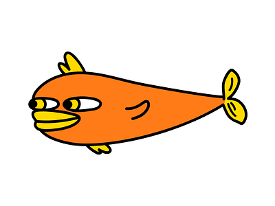 Big Fish art character cool design digital fish illustration