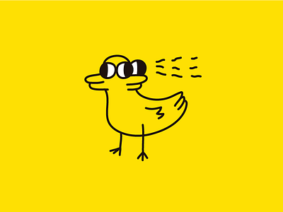 Duck II art character cool design digital doodle duck fun illustration yellow