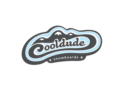 Snowboard Company Logo logo mountains snowboarding