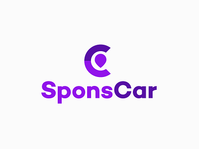 SponsCar Logo . design graphic logo logotype vector visual