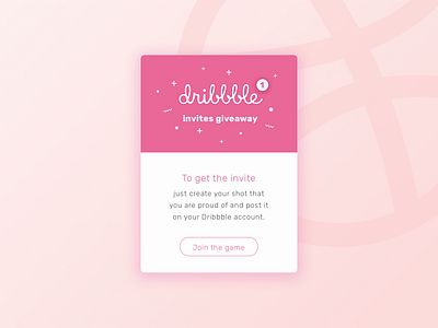 Dribbble invite