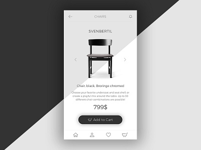 Furniture App UI Concept