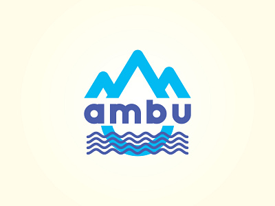 Ambu Logo art branding design drop logo logodesign logotype vector water bottle water drop