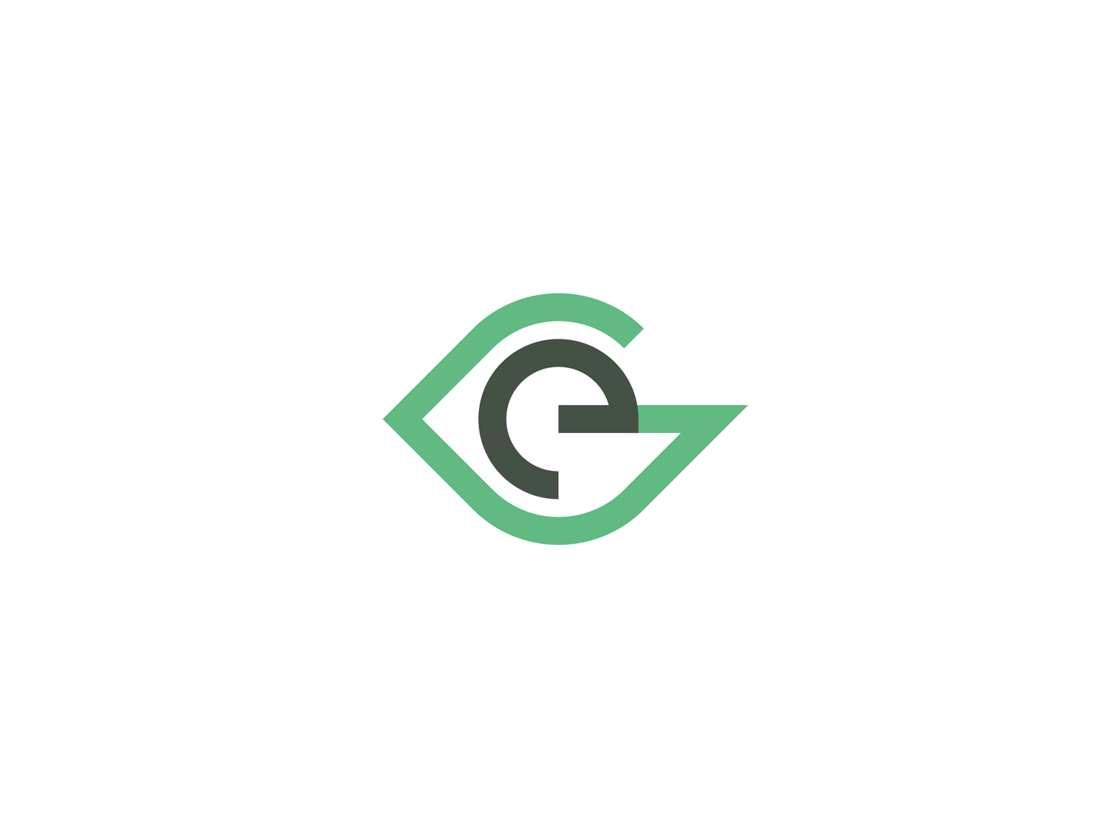 Green Eye logo branding design graphic design logo logo design logotype ty typography vector