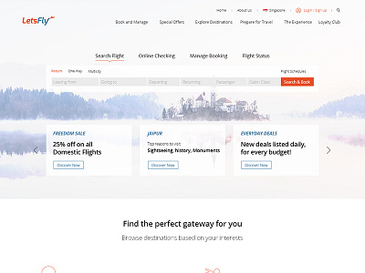 Letsfly home Page