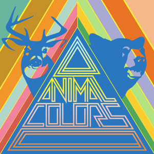 Animal Colors Graphic animals bright colors logo retro triangle vector graphic vibrant