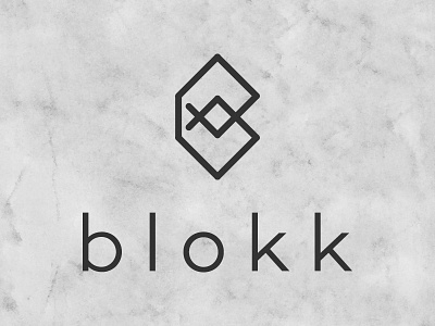 Blokk Logo / Wordmark jewellery brand jewellery logo logo logo design wordmark wordmark design