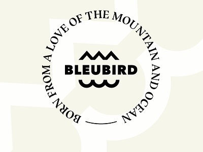 Brand development work for Bleubird Apparel