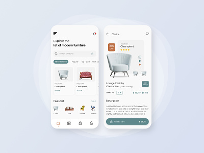 Furniture App Concept Design