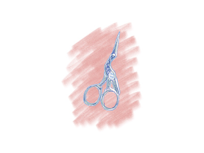 Snip crane scissors illustration scissors sketch