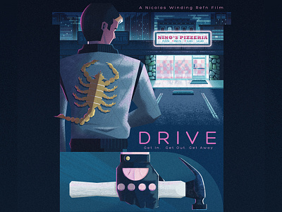 Drive Movie Poster car drive movie poster scorpion