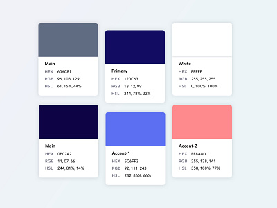 Purse Color Palette blue color palette design system fintech sketch app ui