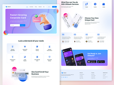 Finance Landing Page