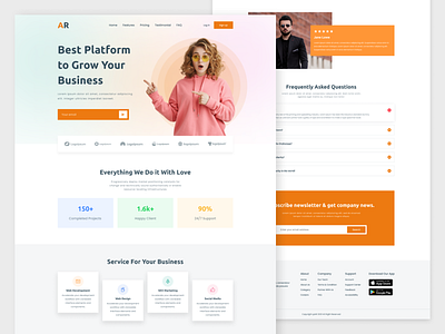 Digital Service Landing Page