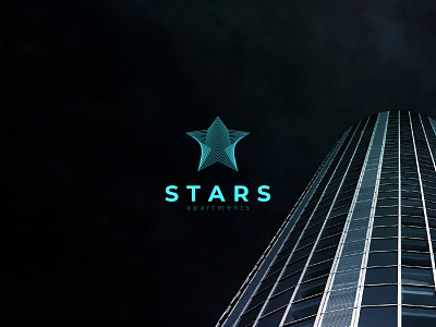 Stars Apartments Logo branding design icon iconic logo logo logodesign logodesigner logodesigns logos