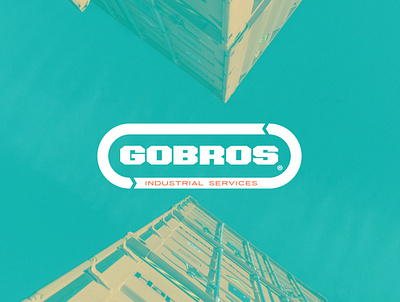 GoBros Industrial Services P#02 brand identity branding design graphic design green industrial logo skomgraphics skom™ typography usa vector