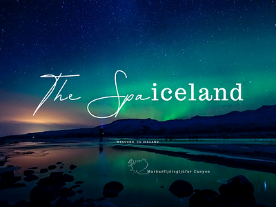 SPAiceland brand identity branding design iceland icon logo ocean skomgraphics spa tourism travel typography vector