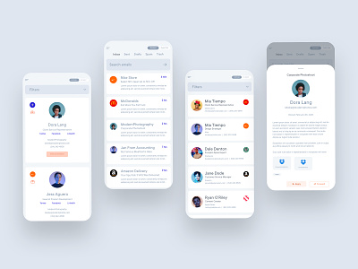 Email App Mobile UI