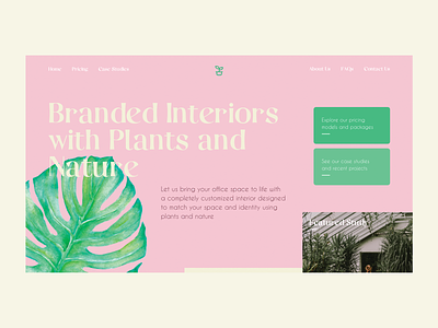 Interior Design Company Web Design