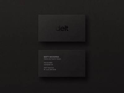 Delt Business Card Designs