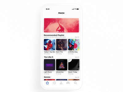 Major music app app concept ios mobile music