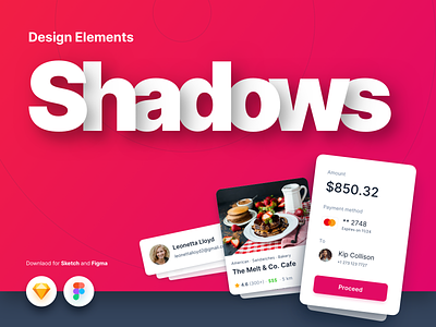 Shadows - Design Components - Free cards components design design elements figma free freebie freebies layer styles shadow shadow type shadows sketch sketch freebie style guide ui ui design user interface