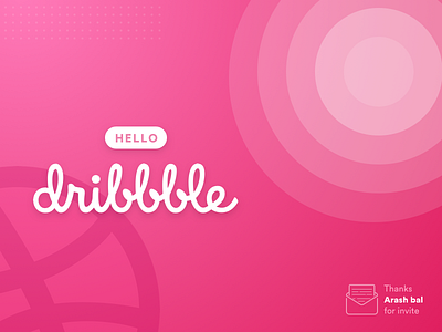 Hello Dribbble