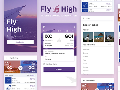 Fly High - Flight Tickets booking Application