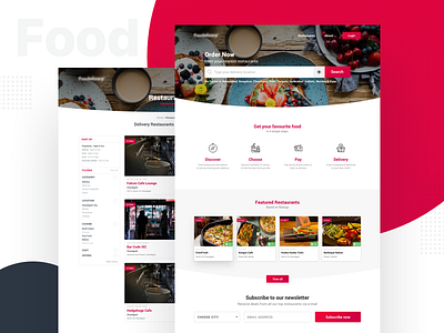 Food Delivery Website Design