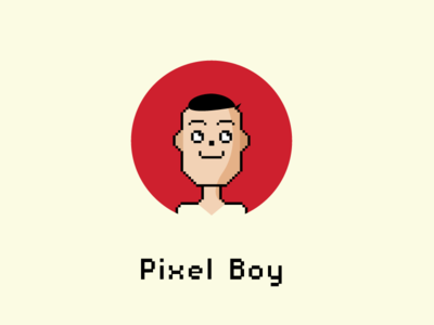 Pixel Boy illustration pixelart