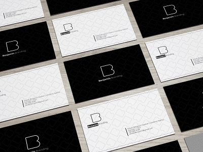 Benjamin Branding Business card Design branding business card design design illustrator vector