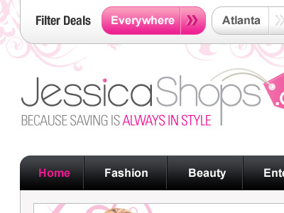 Shopping Blog Design