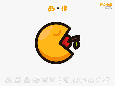 Pacman bros icon nintendo pacman smash super