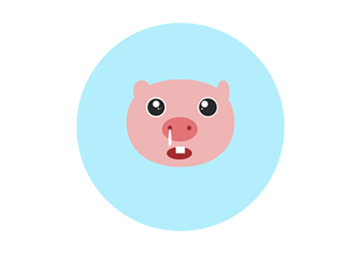 Piggy cute illustration lovely pig piggy squirrel