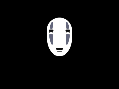 Spirited Away--No Face away face illustration mask no spirited