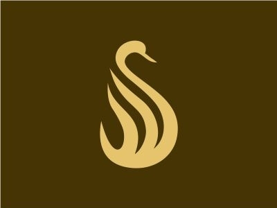 Luxurious Swan Logo Icon Design